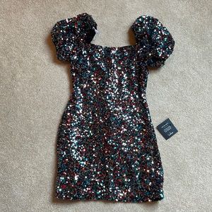Crave it like Candy Multi Sequin Dress
